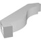 Ekena Millwork 3-in. W x 18-in. D x 18-in. H Copenhagen Architectural Grade PVC Knee Brace BRCP03X18X18CHG - alternate 4